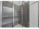 Bathroom with a large walk-in shower and tile flooring at 609 Meadowgrass Ln, Wake Forest, NC 27587