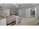 Main bedroom with en-suite bathroom and walk-in closet at 609 Meadowgrass Ln, Wake Forest, NC 27587