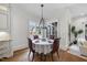 Charming breakfast nook with a round table and four chairs at 12660 Boyce Milll Road, Raleigh, NC 27613