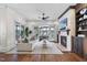 Spacious living room with fireplace and access to a patio at 12660 Boyce Milll Road, Raleigh, NC 27613