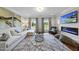 Sitting room with sectional sofa and fireplace at 12660 Boyce Milll Road, Raleigh, NC 27613