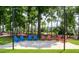 Relaxing shaded seating area with colorful hammocks at 201 Big Bradley Dr, Wendell, NC 27591