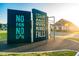 Outdoor fitness area with wall bars and motivational sayings at 201 Big Bradley Dr, Wendell, NC 27591