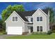 Two-story house with gray siding, white trim, and a two-car garage at 173 Ascot, Rocky Mount, NC 27804