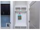 Convenient laundry area with built-in shelves and storage at 173 Ascot, Rocky Mount, NC 27804