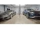 Two-car garage with space for additional storage at 1201 Bancroft St, Raleigh, NC 27612