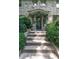 Stone house with a charming front entrance and steps at 2501 Kenmore Dr, Raleigh, NC 27608