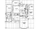 Main floor plan showcasing an open concept layout with kitchen, Gathering room, and Primary suite at 142 Lila Dr, Pittsboro, NC 27312