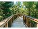 Elevated boardwalk path through lush trees at 2124 Curry Meadow Way, Durham, NC 27703