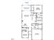 One story floor plan with open concept kitchen and living area at 108 Ascot, Rocky Mount, NC 27804