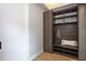 Convenient entryway with built-in storage bench, shelving, and coat hooks at 23930 Cherry, Chapel Hill, NC 27517