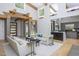 Open living room and kitchen with high ceilings and lots of natural light at 23930 Cherry, Chapel Hill, NC 27517