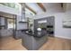 Modern kitchen with stainless steel appliances and island at 23930 Cherry, Chapel Hill, NC 27517