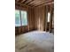 Bedroom framing with a large window at 22005 Turner, Chapel Hill, NC 27517