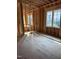 Kitchen framing with a large window at 22005 Turner, Chapel Hill, NC 27517