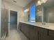 Modern bathroom with double vanity and walk-in shower at 321 Murray Grey Ln, Wake Forest, NC 27587