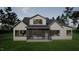 Stunning two-story home with a covered patio and manicured lawn at 9413 Rawson Ave, Raleigh, NC 27613