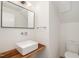 Modern bathroom with floating vanity and sleek fixtures at 515 W Lenoir St # 101, Raleigh, NC 27601