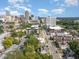 Drone view showing home's location near the city center at 515 W Lenoir St # 102, Raleigh, NC 27601