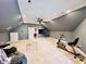 Large bonus room with seating area and exercise equipment at 15 Meadow View Ct, Fuquay Varina, NC 27526