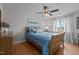 Cozy bedroom with a comfortable bed and plenty of natural light at 4600 Scottland Dr, Mebane, NC 27302