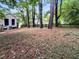 Large backyard with mature trees and privacy at 5300 Old Forge Cir, Raleigh, NC 27609