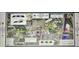 Detailed map showing the layout of the new road construction project at 1229 Tulip St, Clayton, NC 27520