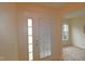 Inviting entryway with a view to a secondary living area at 11370 Clubhaven Pl # 103, Raleigh, NC 27617