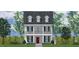 Two story home with gray siding and red door at 9204 Leaning Post Rd # 450, Wake Forest, NC 27587