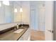 Contemporary bathroom with sleek vanity and mirror at 515 N Mangum St # 51, Durham, NC 27701