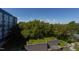 Aerial view of the building and surrounding green space at 515 N Mangum St # 51, Durham, NC 27701