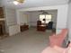 Large living room with fireplace and built-in shelving at 1014 Alert Rd, Warrenton, NC 27589