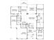 Two-story home floor plan with 3 bedrooms, 3.5 bathrooms and a 3-car garage at 144 W Beech Slope Ct, Chapel Hill, NC 27517