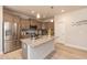 Modern kitchen with stainless steel appliances at 55 Streamline Ct, Lillington, NC 27546