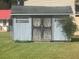Detached shed with double doors and window at 108 Gulf Dr, Dunn, NC 28334