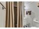 Small bathroom with shower stall and vanity at 9336 Baileywick Rd, Raleigh, NC 27615