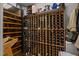 Extensive wine storage with capacity for many bottles at 1021 Dimmocks Mill Rd, Hillsborough, NC 27278