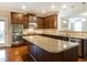 Modern kitchen with granite countertops and stainless steel appliances at 1207 Brookview Dr, Elon, NC 27244