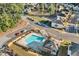 Community pool, playground, and surrounding neighborhood at 532 Lena Cir, Chapel Hill, NC 27516