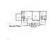 Second floor plan with multiple bedrooms, an office, and media room at 2209 Paddstowe Main Way, Wake Forest, NC 27587