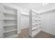 Large walk-in closet with ample shelving at 6300 Swallow Cove Ln, Raleigh, NC 27614