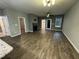Spacious living area with hardwood floors and fireplace at 108 Cullen Ct, Clayton, NC 27520