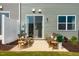 Private patio with seating area, perfect for outdoor relaxation at 219 Anise Ln, Garner, NC 27529