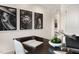 Home office with a desk, chair, and airplane decor at 219 Anise Ln, Garner, NC 27529