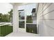 Screened porch with access to backyard and neighborhood view at 2408 Adrift Road, Fuquay Varina, NC 27526