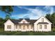 Stunning farmhouse exterior with a covered porch at Tbd 1 Cedar Lane Rd, Sanford, NC 27332