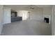 Open living room with fireplace and vaulted ceiling at 139 Grace Ridge Ct, Benson, NC 27504