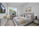 Cozy bedroom with a queen bed and workspace at 3024 White Rail Dr, Fuquay Varina, NC 27526