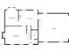 First floor floor plan showing kitchen, living room and garage at 27 Pine Croft Rd, Angier, NC 27501