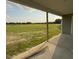 Spacious backyard view from covered patio at 53 Grace Ridge Ct, Benson, NC 27504